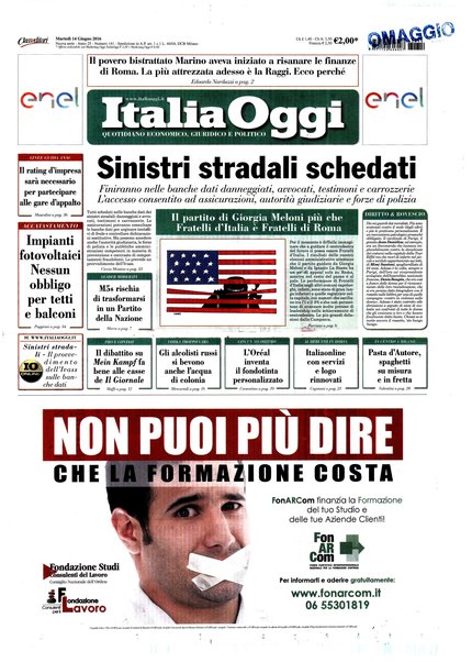 Italia oggi : quotidiano di economia finanza e politica